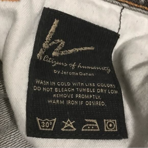 Citizen's of Humanity Bunny and Skull Men's Gray Denim Jeans Size 38 - Picture 5 of 12